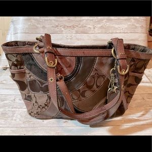 Coach 13516 Patchwork shoulder Bag purse